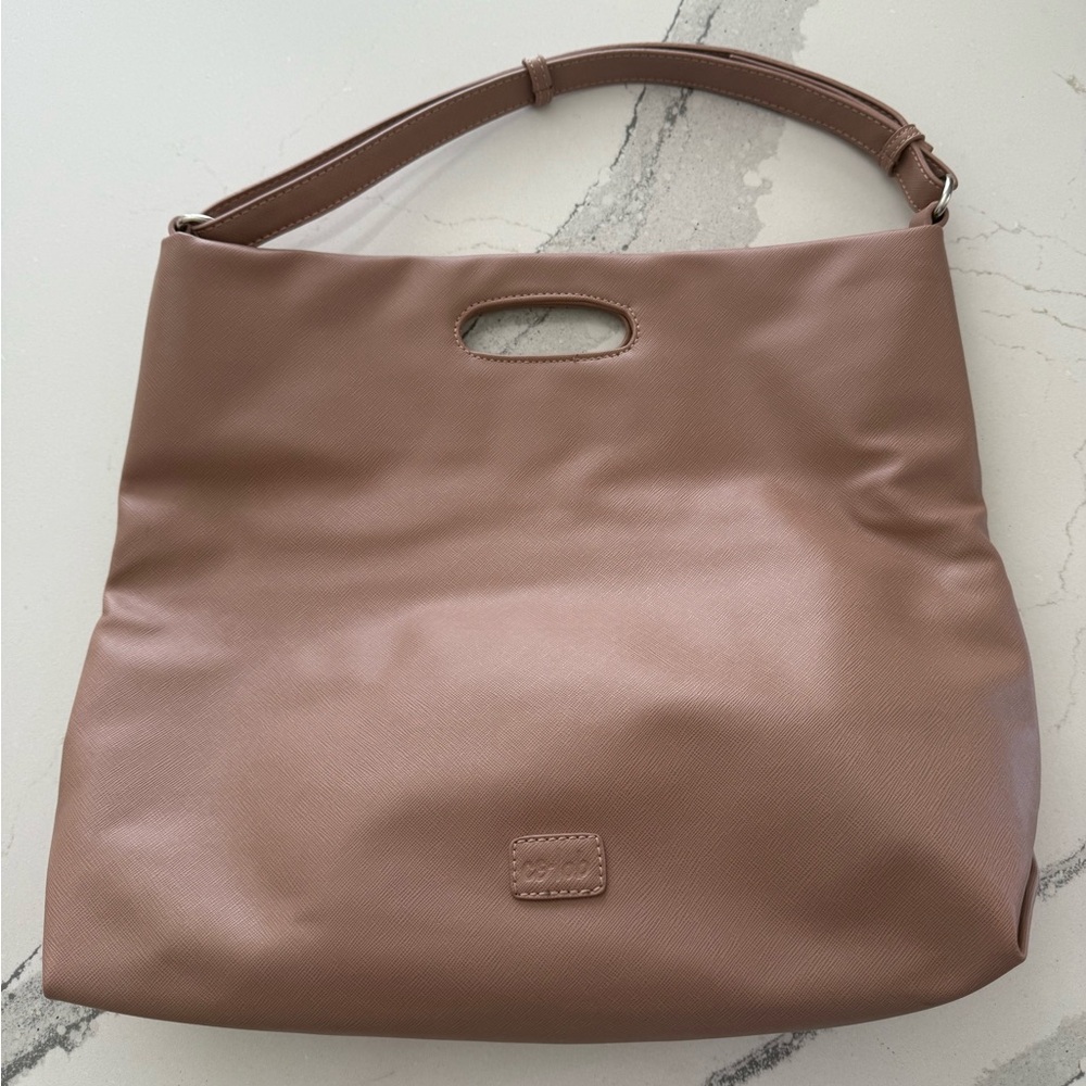 Co-Lab Shoulder Bag, Vegan Leather, in Blush.  Excellent condition